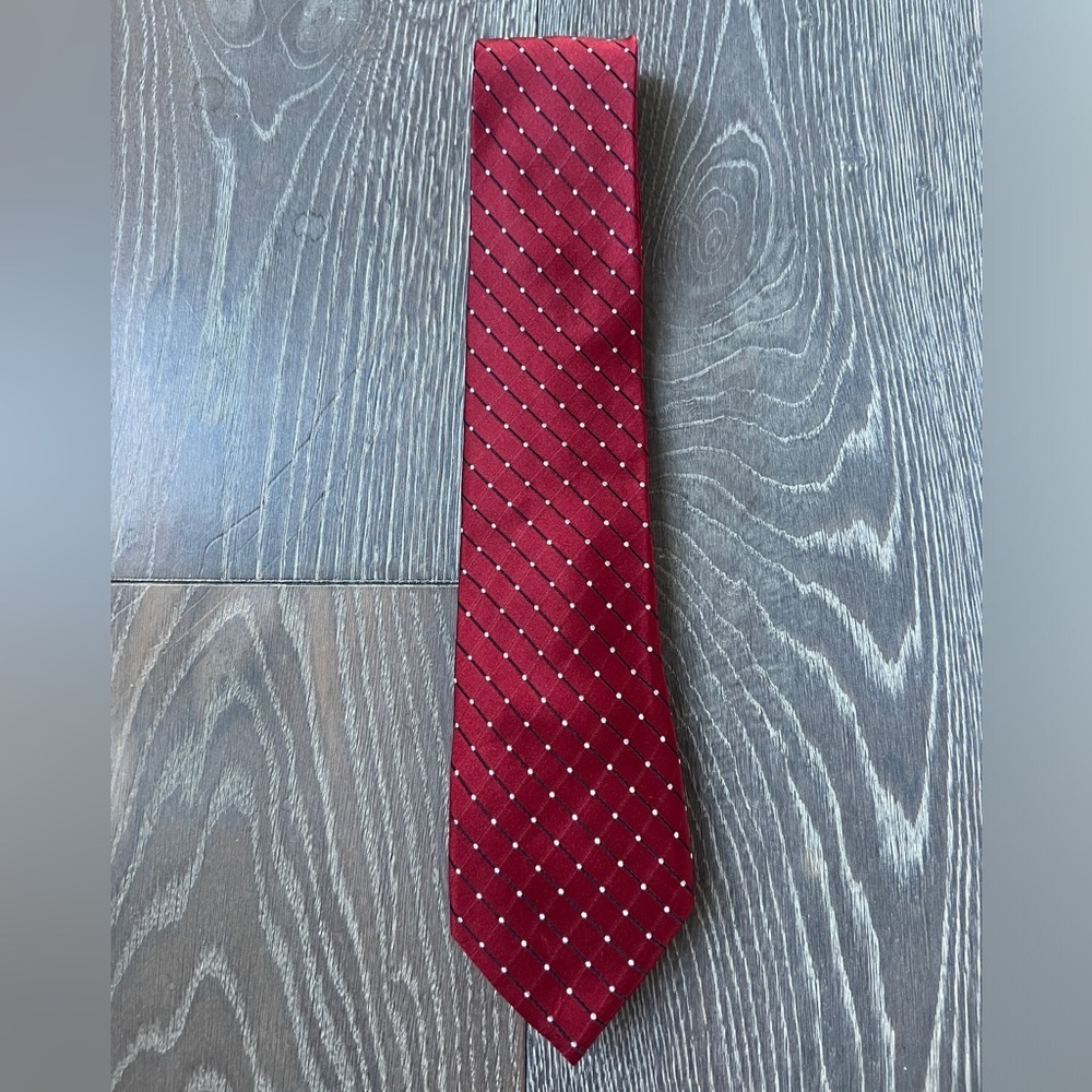 Croft & Barrow 100% Silk Red Men’s Tie